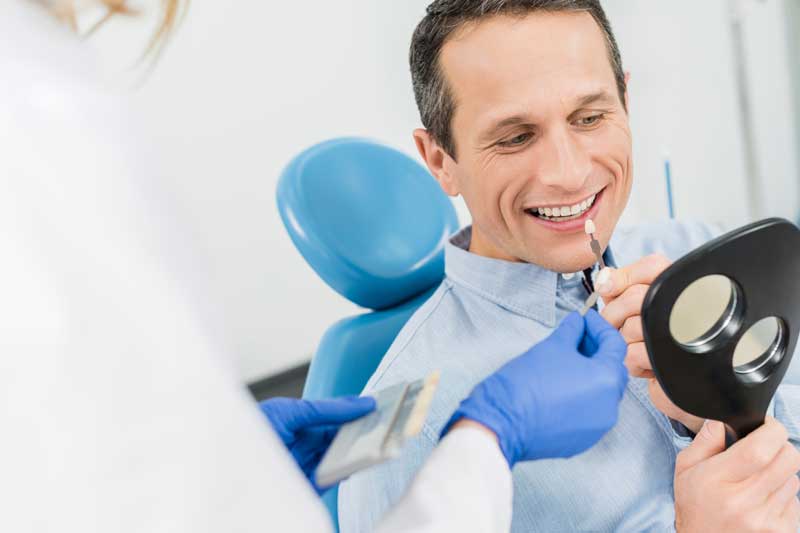 Patient in Dental with Dentist