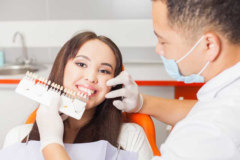 Patient in Dental with Dentist